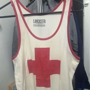 UO Lancaster 2010 Red Cross tank top Small